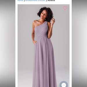 Kennedy blue bridesmaid dress